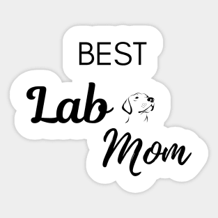 Best Lab Mom - Labrador Retriever Sticker